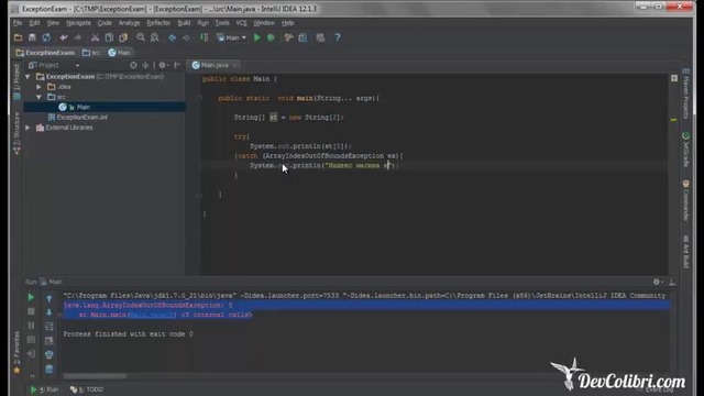 Java SE- Урок 28. Исключения