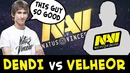Dota 2 Dendi vs Velheor — Денди попался Впервые Против Velheor’a