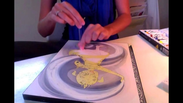 How To Peel of Masking Fluid