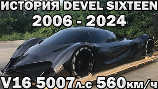 5007л.с 560км.ч Что стало с Гиперкаром Devel Sixteen