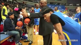 Allen Iverson and The Professor Hoop Together in China (2013)