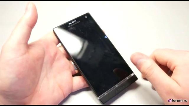 Sony Xperia S – дизайн