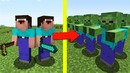 2 нуба против зомби апокалипсис майнкрафт! нуб против про троллинг в minecraft! ну