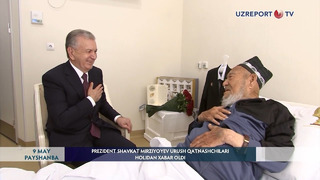 Prezident Shavkat Mirziyoyev urush qatnashchilari holidan xabar oldi
