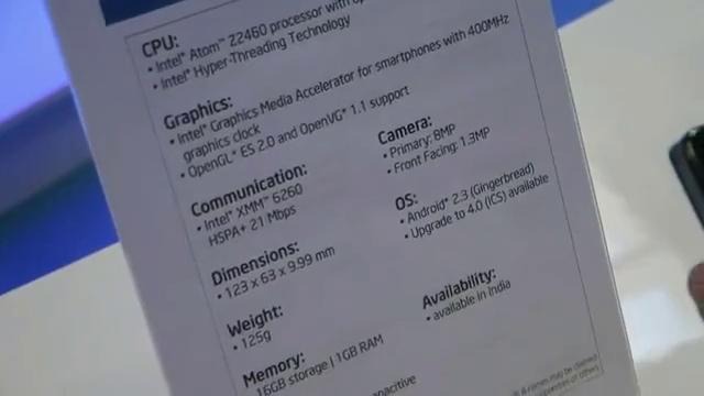 Девять смартфонов Intel в одном видео