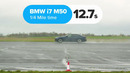 BMW i7 против Porsche Taycan Turbo S против Mercedes AMG EQS: ГОНКА