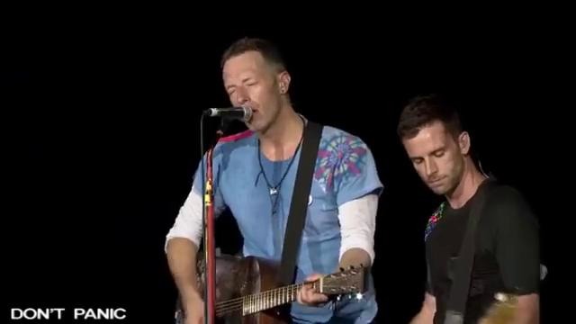 Coldplay – Don’t Panic ( live)