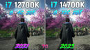 Core i7 12700K vs Core i7 14700K – Test in 10 Games