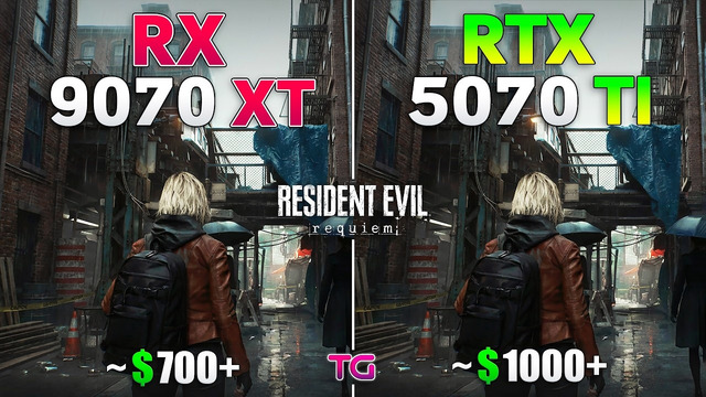 Resident Evil Requiem: RTX 5070 Ti vs RX 9070 XT | 1080p | 1440p | 4K