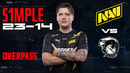 S1mple Показал Идеальный Overpass vs Outsiders на IEM Katowice 2023 (NAVI POV)