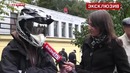 Гонщик прокатился по перрону станции метро «Войковская» на мотоцикле