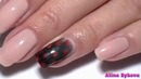 Дизайн ногтей с перьями nail art design