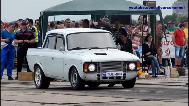 Moskvich 412 Turbo vs Infiniti G35 drag race