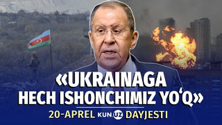 G‘arbdan Ukrainaga yordam, bir-birini ayayotgan Eron va Isroil — 20-aprel dayjesti