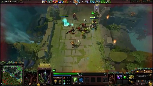 Navi.Dendi plays Rubick + commentary