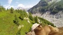 Полет орла с закрепленной камерой GoPro