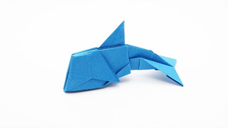Дельфин Оригами | Origami Dolphin (Jo Nakashima)