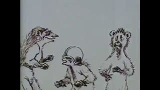 Советский мультфильм – Лев и девять гиен