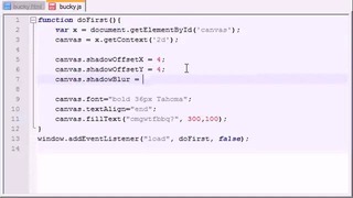 HTML5 Tutorial – 39 – Working with Text and Shadows