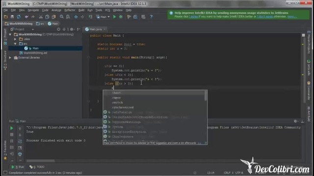 Java SE- Урок 11. Ветвление и логический тип данных