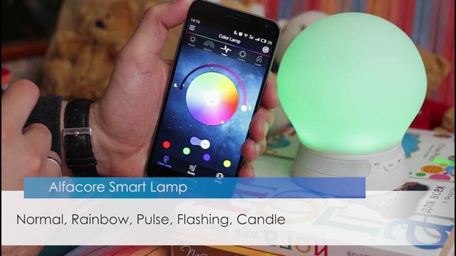 Cочетание умной лампы и Bluetooth-колонки ✔ Alfacore Smart Lamp