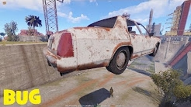 Rust – Bug Баг! Машина едет по воздуху