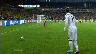 Эквадор 0:0 Франция | Чемпионат мира 2014 (25.06.2014)
