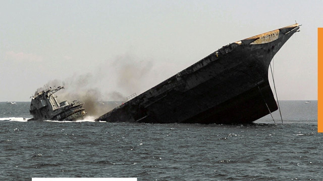Уничтожение авианосца USS ORISKANY