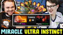 Miracle ultra instinct shadow fiend dodge ulti — vs noone mid