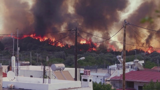 В Греции во время тушения пожара разбился самолёт