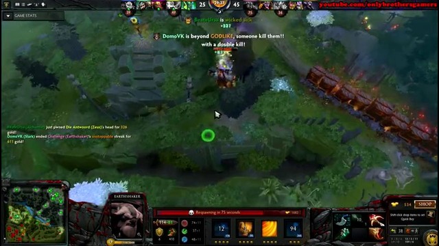Dota 2 – Qojqva 6539 MMR Plays EarthShaker vol 2
