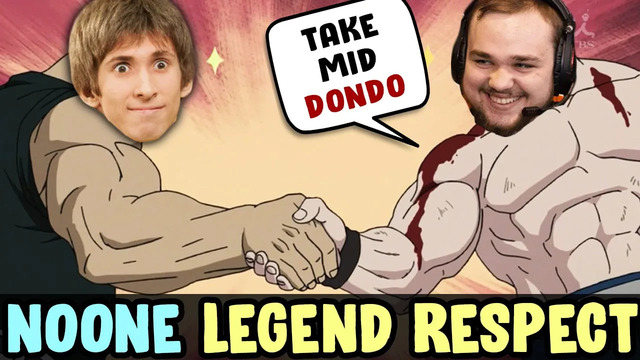 Legend respect — noone gives mid to dendi on stream