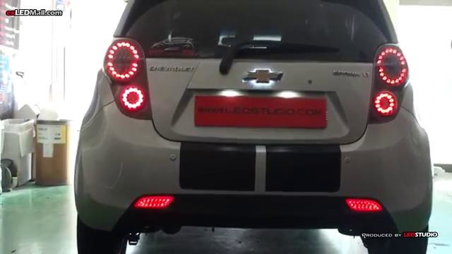 Chevrolet Spark(Matiz Creative) FULL LED TailLamp by exLEDMall.com