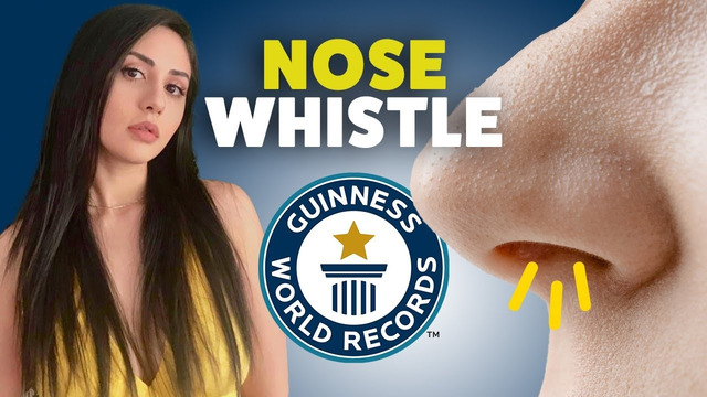 Loudest Nose Whistle – Guinness World Records