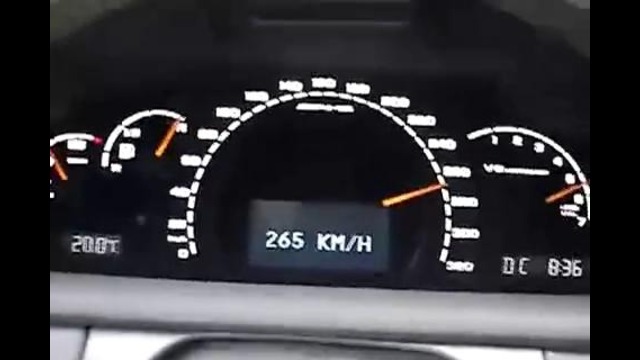 Разгон от 0-300 км/ч Mercedes CL55 AMG