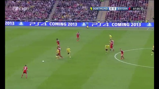 Боруссия Д – Бавария (ЛЧ 2012/2013) Финал (1-й тайм)