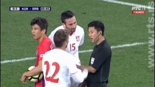 (480) Южная Корея – Сербия | Товарищеские матчи 2017 | Обзор матча