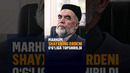Marhum shayx Muhammad Sodiq Muhammad Yusuf taqdirlangan oliy orden uning o‘g‘liga topshirildi