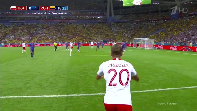 (HD) Польша – Колумбия | Чемпионат Мира 2018 | Групповой этап | 2-й тур