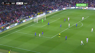 (HD) Барселона – Наполи l Первый матч l 1/16 финала l Лига Европы 2021/22 l Первый тайм