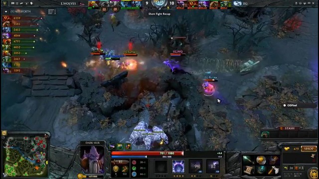 EG vs Ewolves Weplay League LB Game 2 Dota 2