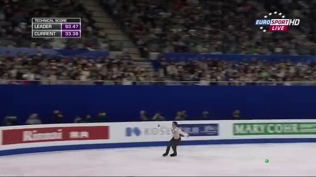 Javier FERNANDEZ FS ISU 2015 World Championships