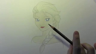 How to Draw Elsa from «Frozen» [Narrated Step-by-Step