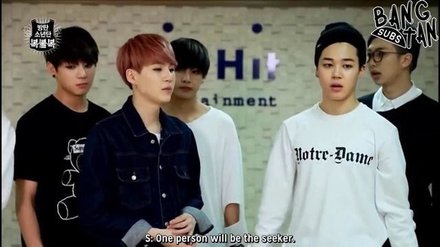 ENG 150602 STARCAST- BTS Lucky Draw – EP 3 (Hide and Seek)
