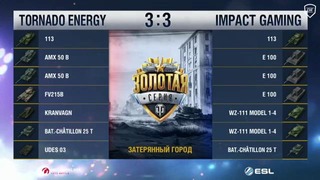 IMPACT Gaming vs Tornado Energy – day 1 week 1 Season II Gold Series WGL RU 2016/17