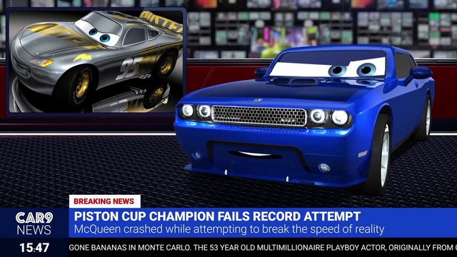 Cars 3½ – The limit – Believer – remix- (Music Video)