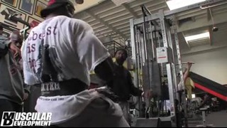 In the trenches – dexter jackson trains back