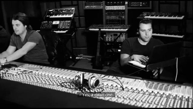 Swedish House Mafia in The Studio Making Greyhound