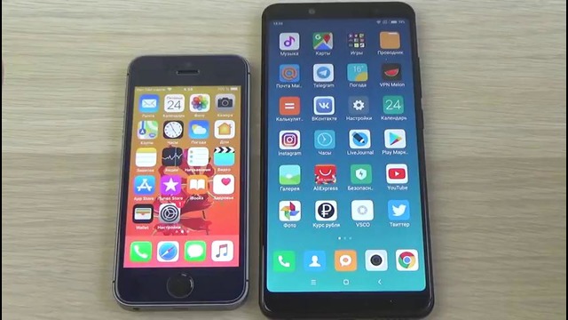 Сравнение Iphone SE и Xiaomi Redmi Note 5