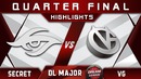 Highlights [EPIC] Secret vs VG (BO3) Major DreamLeague 16.03.2019